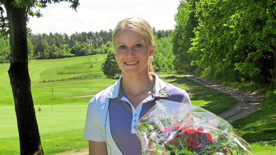 Daisy Nielsen bliver torsdag professionel golfspiller. Privatfoto