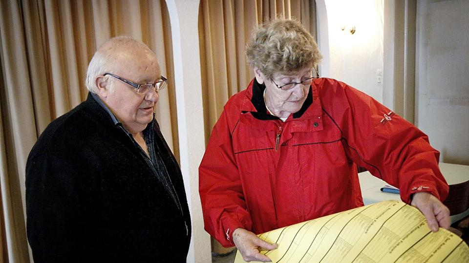 Jens Chr. Vangsgaard er den politisk mest erfarne kandidat på Liberal Alliances liste til novembers kommunalvalg. Her ses han som valgstyrer i Bedsted ved kommunalvalget i 2009, hvor han for første gang siden 1978 ikke havde sit navn på stemmesedlen.Arkivfoto