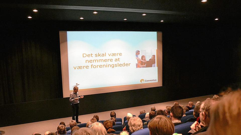 Jimmy Damgaard, direktør og udvikler for Conventus præsenterede systemets muligheder.Privatfoto