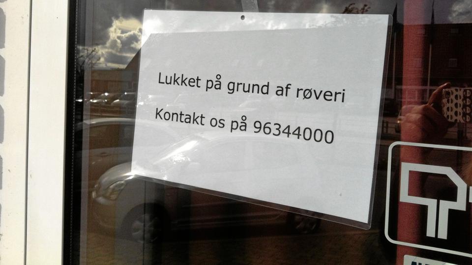 Kun ti dage efter røveriet i Hadsund, slog Brian Bo Larsen til i Spar Nord Bank i Støvring og blev anholdt umiddelbart efter.
Arkivfoto: Mette Nielsen