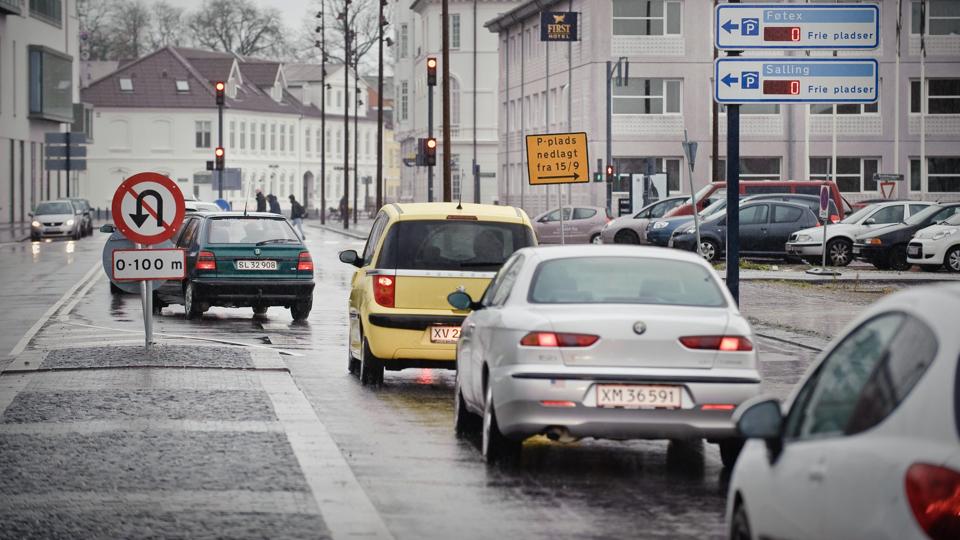 Borgmester Henning G. Jensen (S) fik på Erhverv Norddanmarks nytårskur kritik for indsnævringen af Nyhavnsgade, men han er godt tilfreds med resultatet. Arkivfoto: Martin Damgård