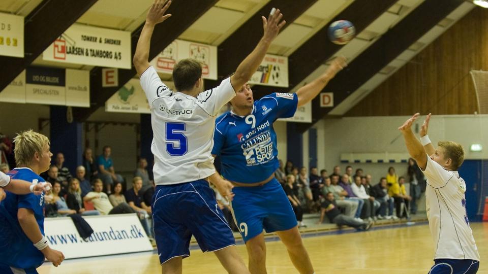 Anders Risdal scorede otte gange og blev topscorer for FfI Håndbold.Arkivfoto: Carl Th. Poulsen <i>Carl Th. Poulsen</i>