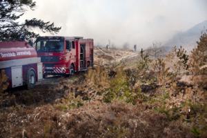 25 hektar hede brændt på skydeterræn