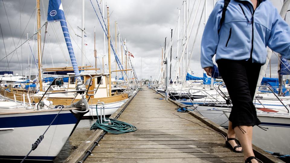 En person med tilknytning til lystbådehavnen fik øje på den efterlyste svenske båd. Arkivfoto