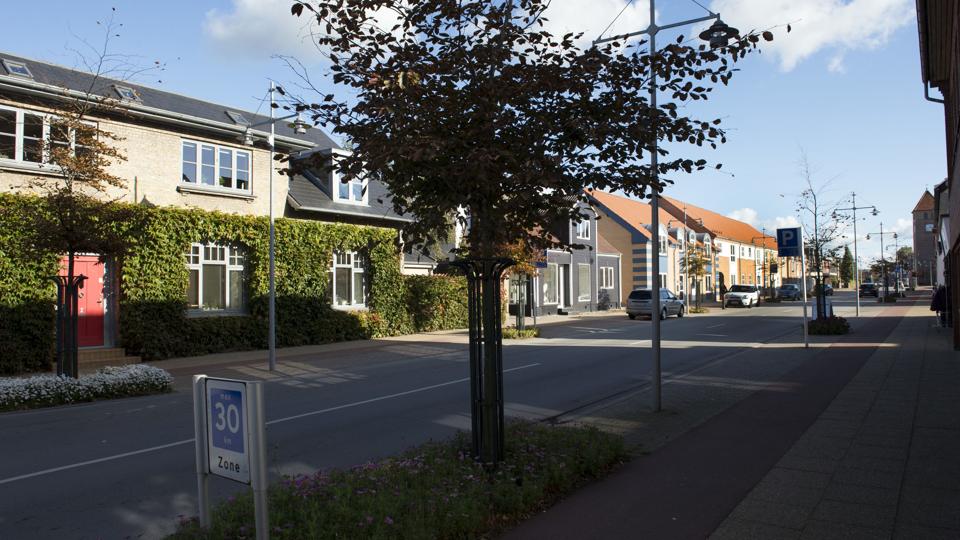 Boligforeningen Fredensbo har byggeplaner i Bredgade i Brønderslev. Foto: Kurt Bering <i>Kurt Bering</i>