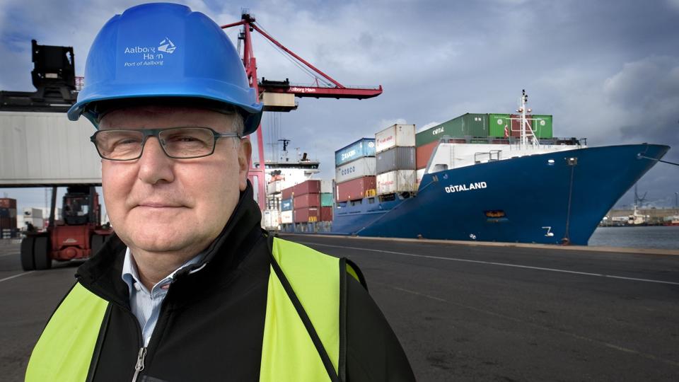 Aalborg Havns direktør Claus Holstein: - De virksomheder, der bruger havnen, har behov for flere arealer, produktionsfaciliteter, servicebygninger og teknologi. <i>Fotograf Peter Langkilde</i>