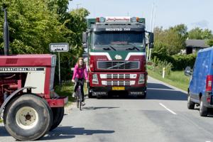 Trafikfarlig vej får langt om længe en cykelsti