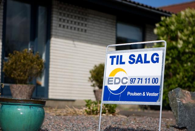 Siden nytår er der ifølge tal fra boliga.dk solgt 172 villaer og rækkehuse i Aalborg Kommune. Foto: Bo Lehm.