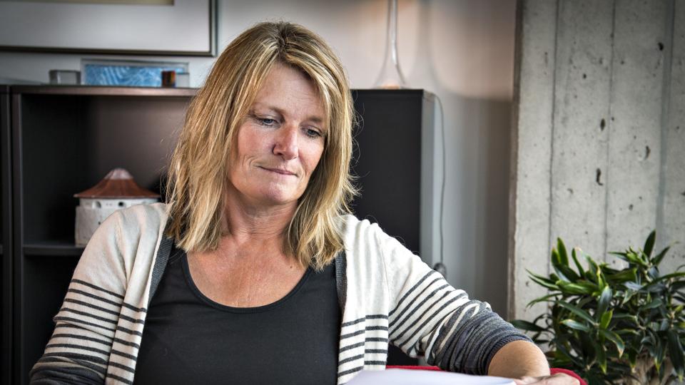- Presset på likviditeten er aftaget men vi er stadig under pres, siger borgmester Birgit Hansen. <i>Foto: Kim Dahl Hansen</i>