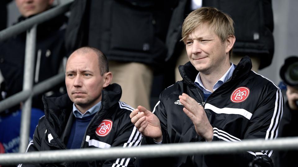 AaB-ledelsen har fokus på en ansvarlig økonomi, og det taler ikke for et comeback til Nicklas Helenius. Arkivfoto: Torben Hansen <i>Foto: Torben Hansen</i>