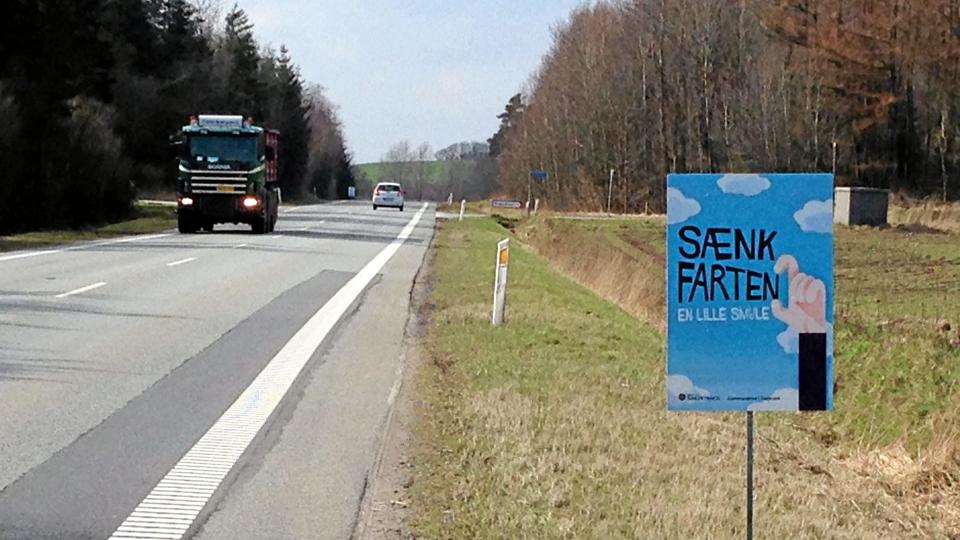 To ud af tre tre trafikdrab sker på landevejene.Foto: Mariagerfjord Kommune