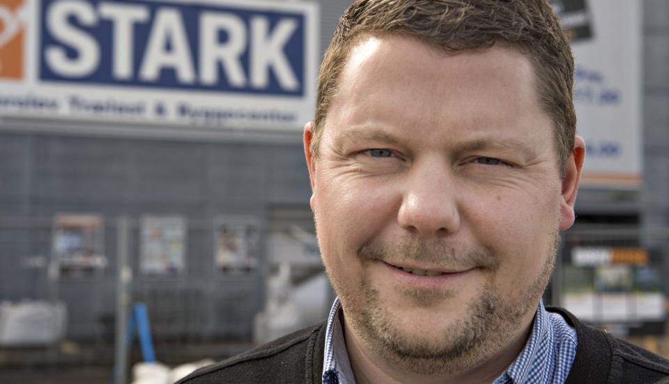 Mads Mynderup er ny trælastdirektør for Stark Brønderslev Trælast og Byggecenter. Foto: Henrik Louis