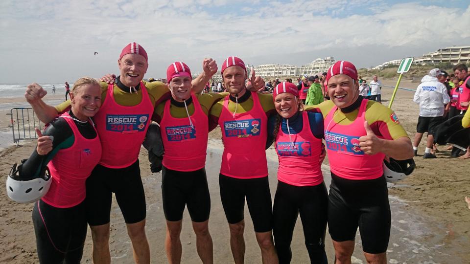 Iben Johansen, Christoffer Vincent Roy Morgils, Anders Elbeck Christensen, Anders Hammer, Katrine Dueholm og Anders Lindby Nørgaard Hansen fra Aalborg. Privatfoto