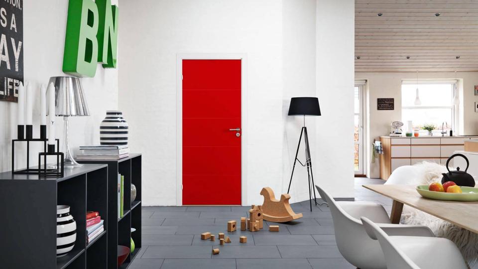 En dør kan gøre meget for indretning og er ikke længere bare en lille detalje i indretningen. Foto: Sweedoor