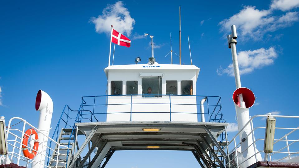 De Radikale i Thy - Mors har skrevet til kulturministeren i et forsøg på at redde Næssundfærgen. Arkivfoto: Bo Lehm