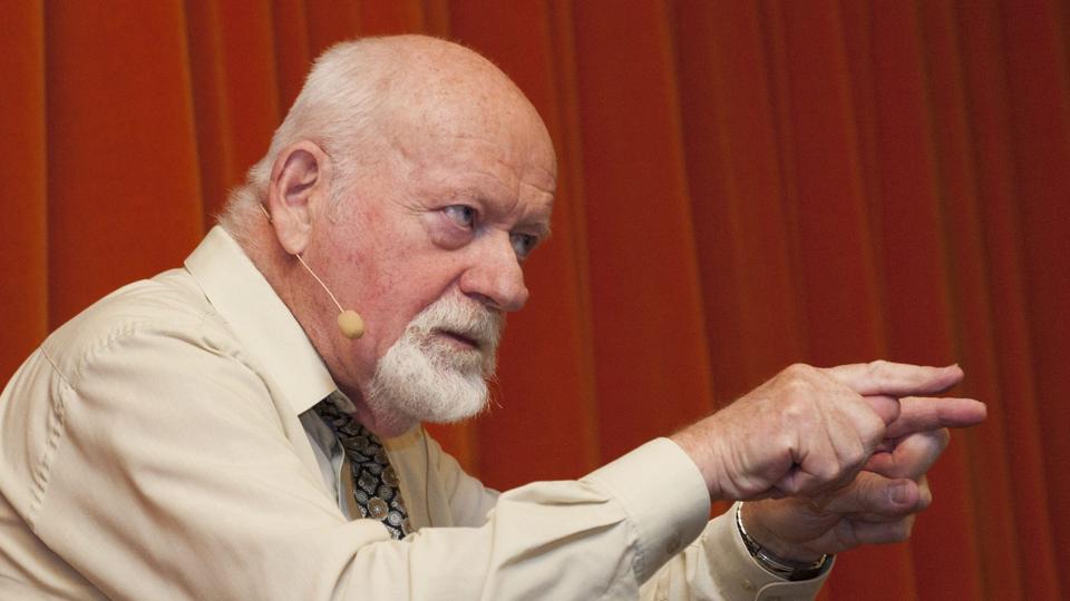 Hugo Mortensen er blevet kendt for sine humoristiske foredrag. Arkivfoto: Grete Dahl <i>Grete Dahl</i>