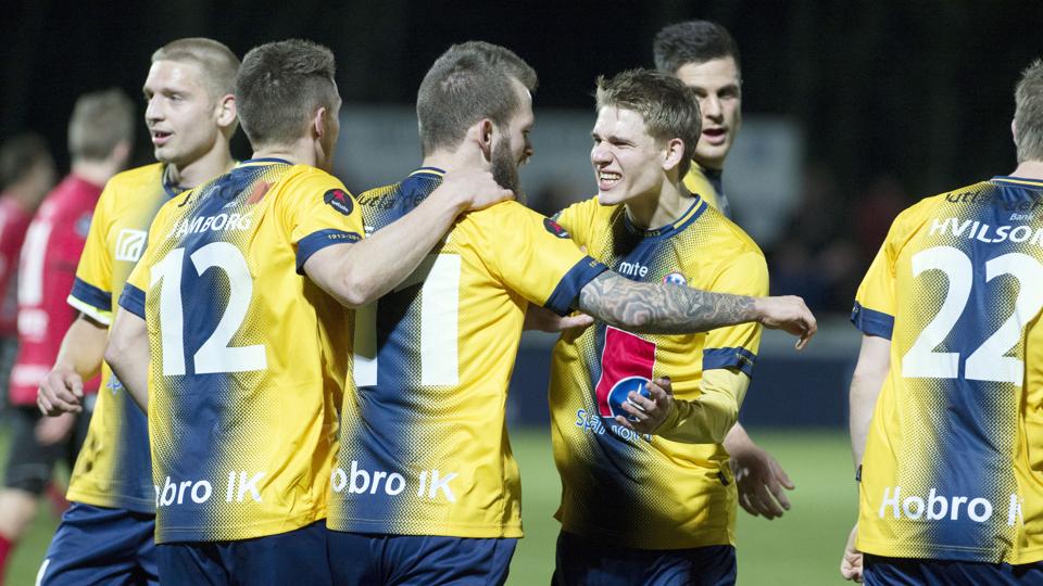 Hobro er bookmakernes favorit til oprykning. Foto: Kurt Bering <i>Kurt Bering</i>