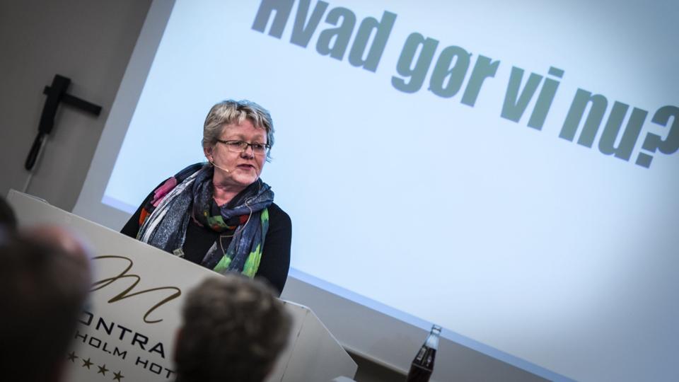 Thisteds borgmester Lene Kjelgaard Jensen: - For hver dag konflikten med Norge fortsætter, mister fiskeriet omsætning og arbejdspladser. Det er vi nødt til at reagere på. <i>Foto: Sarah Würtz</i>