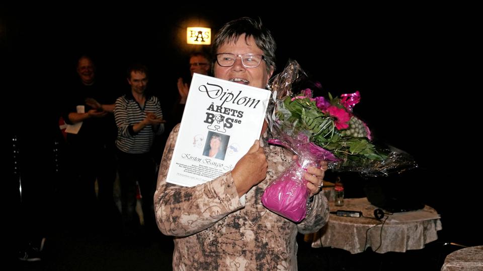Kirsten Bangsø - Årets BASse. Privatfoto