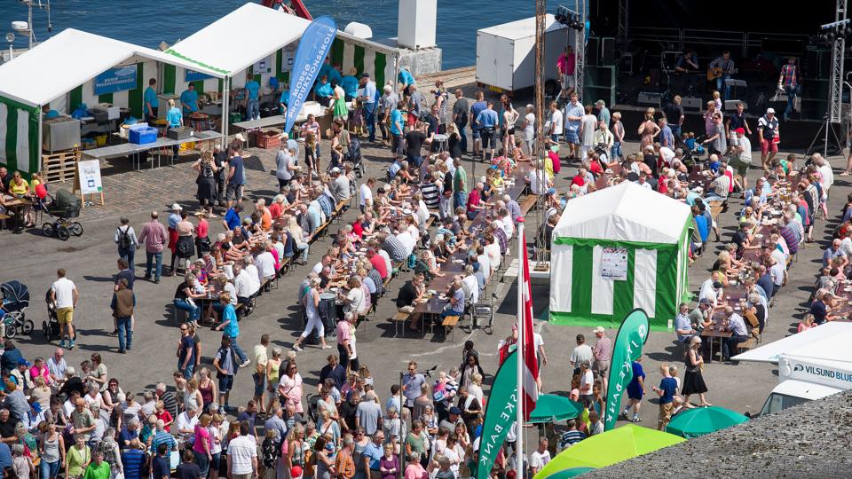 Samtlige sponsorer er på plads til årets Skaldyrsfestival. Arkivfoto: Bo Lehm