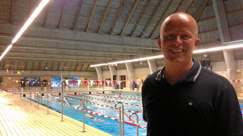 Christian Johnson, formand for Hobro Svømmeklub. Privatfoto