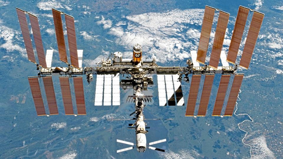 Den Internationale Rumstation, ISS. Foto: Wikimedia Commons