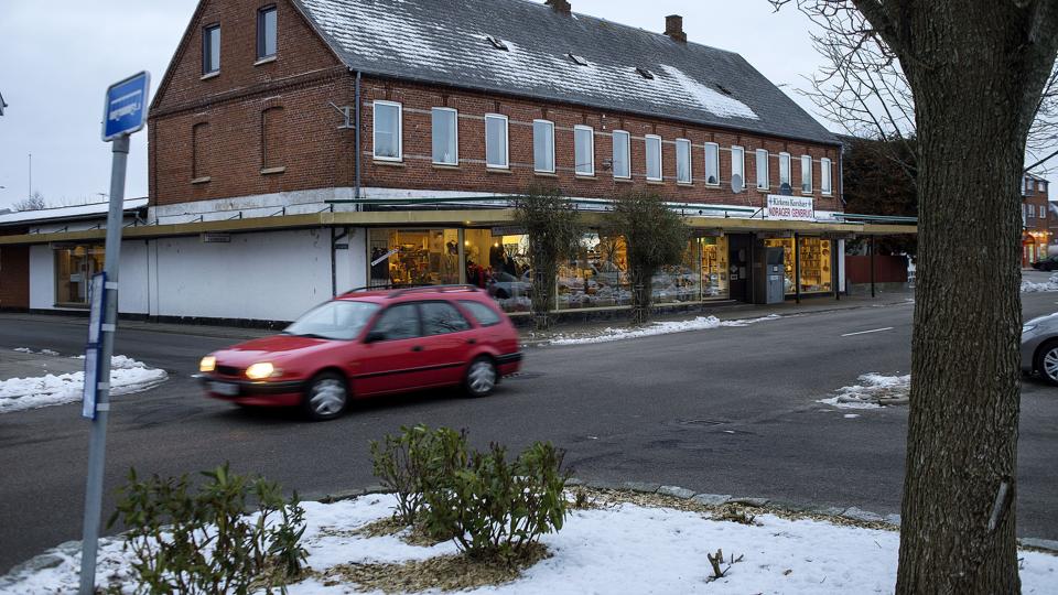 Ejendommen med Kirkens Korshær i Jernbanegade 8 i Nørager var første gang på tvangsauktion 28. januar, hvor højeste bud var 425.000 kr. Arkivfoto: Lars Pauli <i>Lars Pauli</i>
