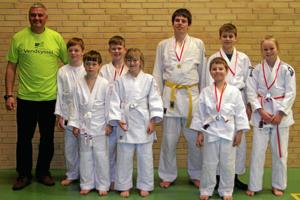Fem medaljer til judoklub