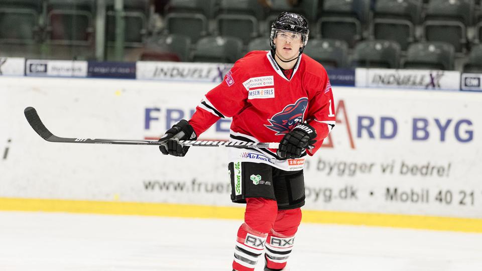 Alex Leavitt er noteret for 61 point i 32 kampe i grundspillet. Arkivfoto: Torben Hansen <i>Foto: Torben Hansen</i>