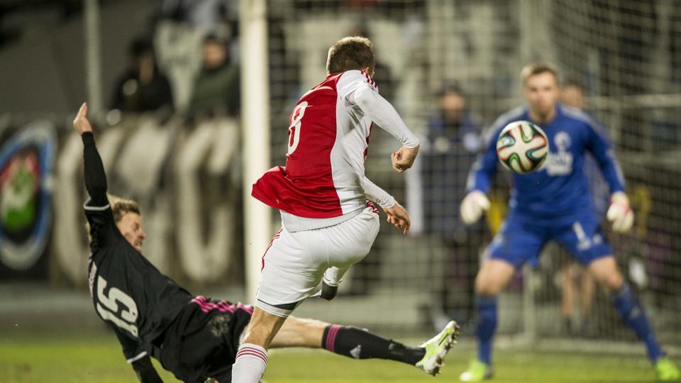 Rasmus Würtz glæder sig over, at det er to formstærke hold, der søndag tørner sammen i Brøndby. Det giver et intenst opgør. Arkivfoto: Henrik Bo <i>Foto: Henrik Bo</i>