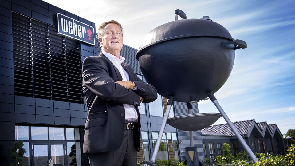 Jens Bindslev: - Jeg har hverken fået kuller eller griller af 25 år med Weber. Vi har været igennem en eksplosiv udvikling, og det har været en helt fantastisk rejse. Foto: Lars Pauli <i>Lars Pauli</i>