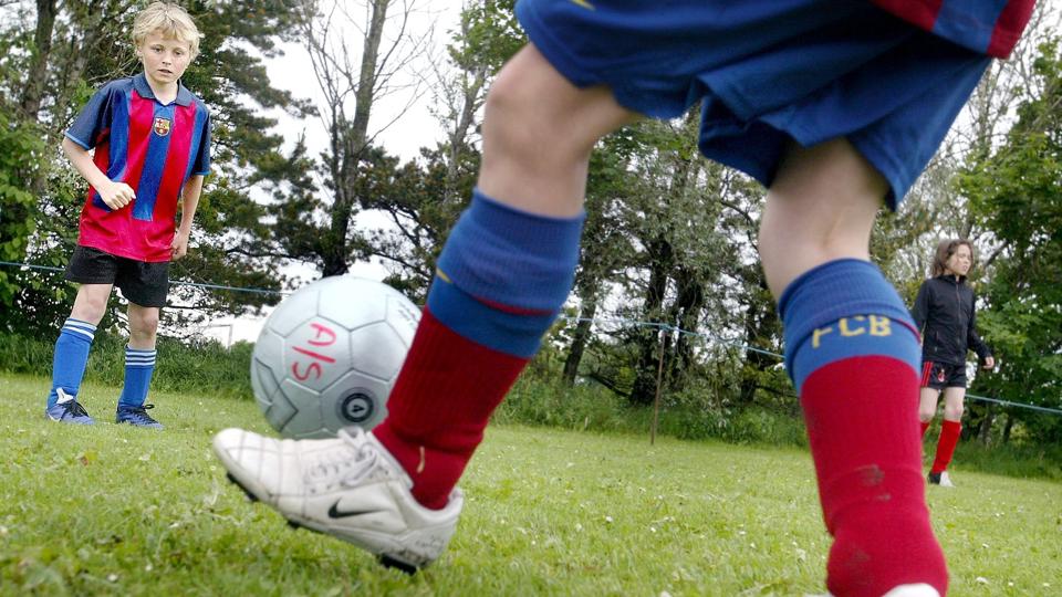 I Try-Thorshøj boldklub er der for første gang Mini-Maxi fodboldskole. Arkivfoto Lars Pauli. <i>Pressefotograf Lars Pauli</i>