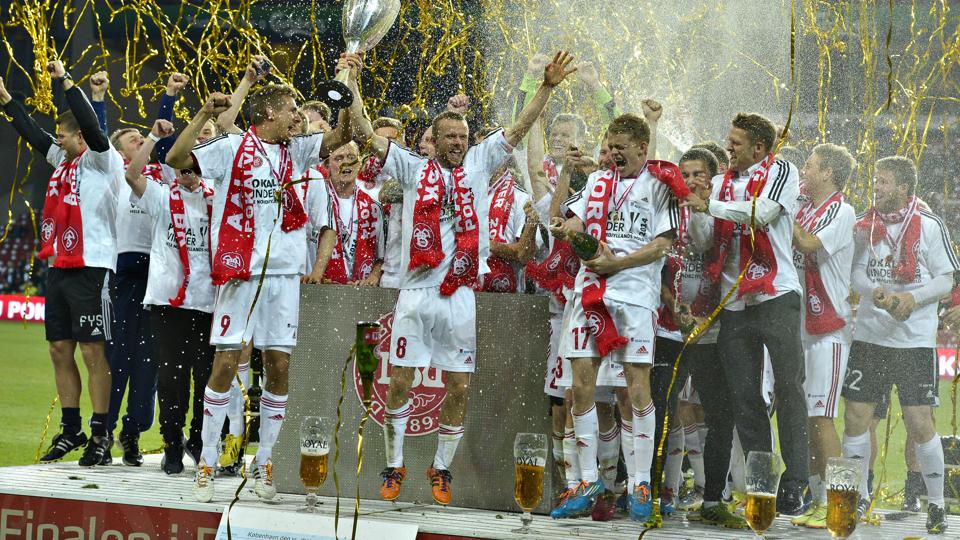 Kasper Kusk vandt pokalturneringen med AaB i 2014. Siden har han vundet to finaler med FC København. <i>Arkivfoto: Hans Ravn</i>