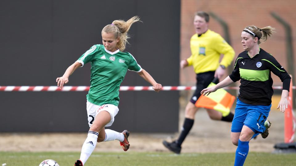 Frederikke Thøgersen er en af tre Fortuna-spillere på landsholdet.Arkivfoto: Hans Ravn <i>Hans Ravn NORDJYSKE Medier</i>