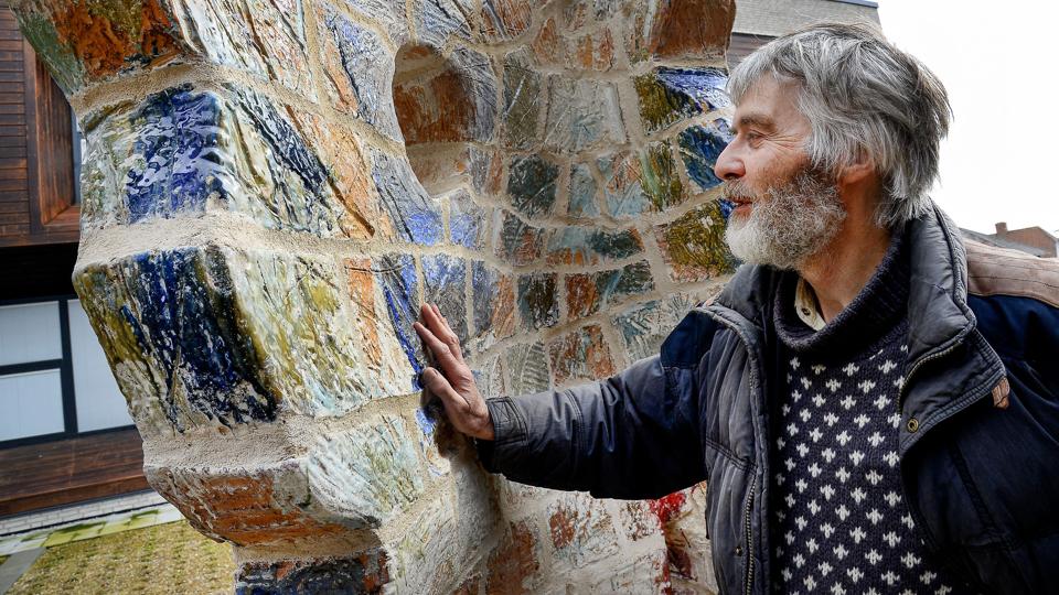 Bent Skytte-Rasmussen opgiver tanken om en retssag mod Region Nordjylland for at skulpturen ”Kaja” gjort færdig, som han mener, det skal gøres. Arkivfoto: Peter Mørk <i>Foto: Peter Mørk</i>