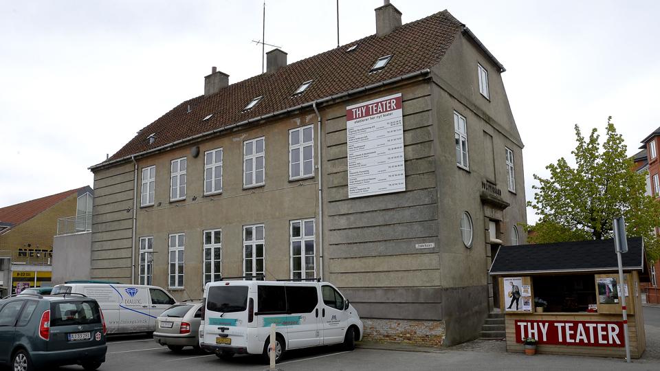 Egnsteatret - som Thy Teater, der er på vej til at flytte ind i den gamle politistation i Thisted - får også tilskud til bl.a. husleje, påpeger Danmarks Teaterforeninger.Foto: Peter Mørk <i>Foto: Peter Mørk</i>
