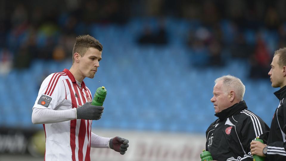 Nicklas Helenius er som forventet tilbage i startopstillingen til kampen mod FC Vestsjælland. Arkivfoto: Grete Dahl <i>Grete Dahl</i>