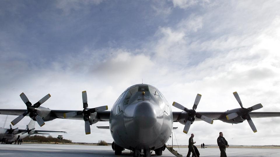 Hercules-flyene kan meget hurtigt komme op i omdrejninger og sætte kursen mod Syrien. Arkivfoto: Henrik Bo <i>Pressefotograf Henrik Bo</i>