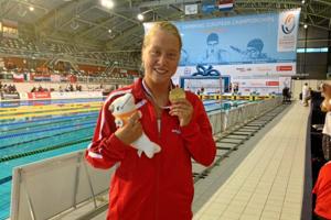 Amalie Vinther svømmer sig til EM-guld i Holland