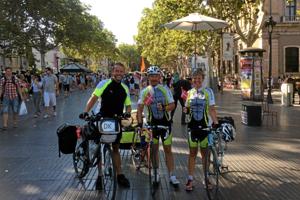Cyklede til Spanien