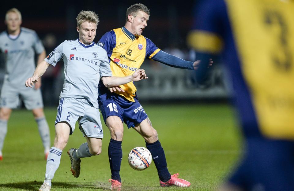 Mikkel Thygesen er udtaget til kampen mod Silkeborg, men trænede lørdag ikke med på grund af en forstrækning. Arkivfoto: Kim Dahl Hansen