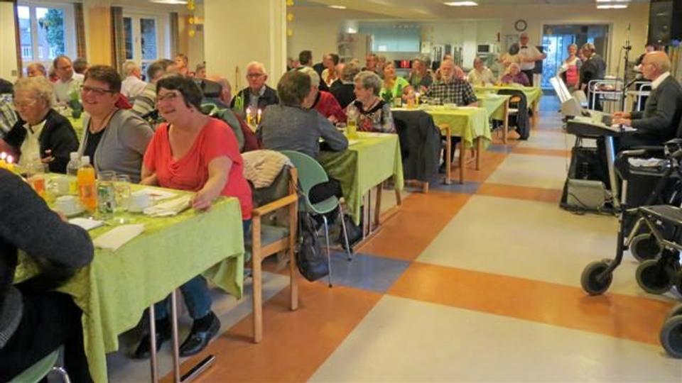 Der var 85 med til festen.Privatfoto