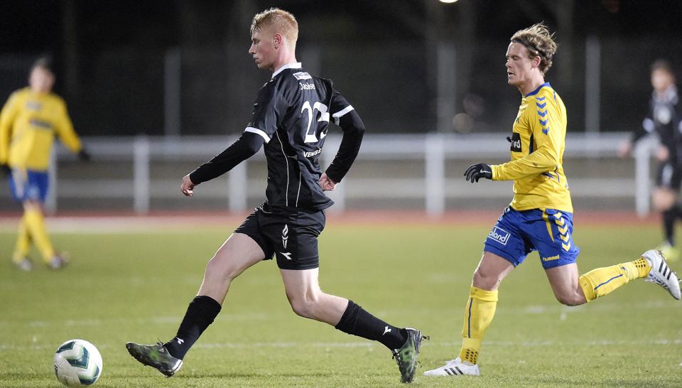 Bjarke Jacobsen er ude af søndagens kamp mod Næstved. Arkivfoto: Lars Pauli <i>Lars Pauli</i>