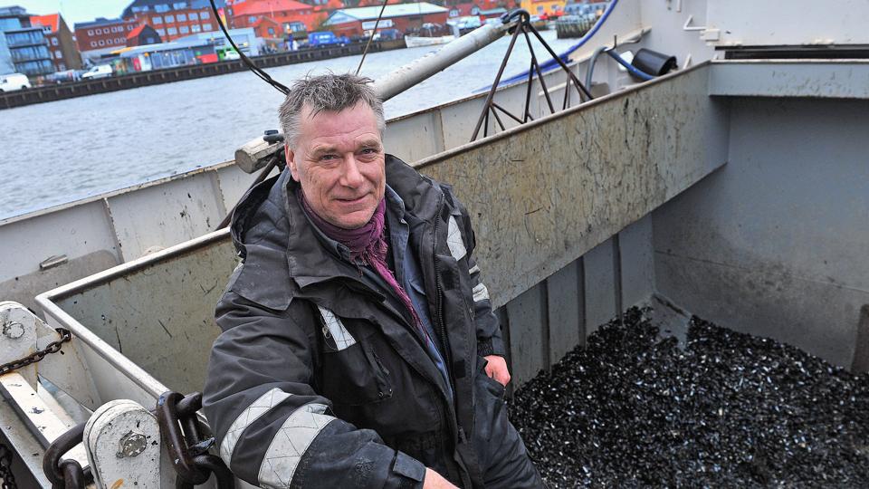 Benny Rimmer Andersen har været på havet, siden han var 13 år. Nu siger helbredet stop. <i>Foto: Ole Iversen</i>