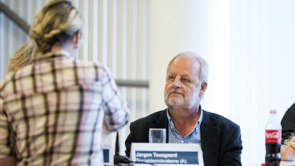 Formanden for socialudvalget i Frederikshavn Kommune, Jørgen Tousgaard (S), har aldrig modtaget et brev fra tidligere ansatte i IMS Service. <i>Bent Bach</i>