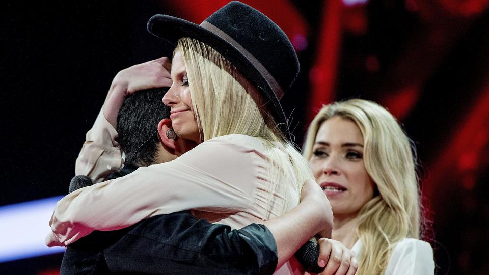Sophia røg ud af X Factor, men hun er glad for, at Baraa får chancen. Foto: Scanpix <i>Scanpix Denmark</i>