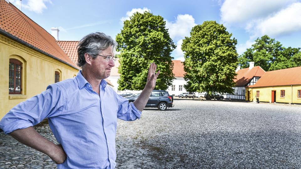 Jørgen Skeels slægt har boet på Birkelse Hovedgård i næsten 400 år. Foto Michael Koch <i>Michael Koch</i>