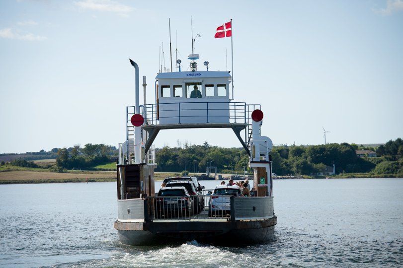 Næssundfærgen har sandsynligvis sejlet sin sidste tur efter sejlplanen. Arkivfoto: Bo Lehm