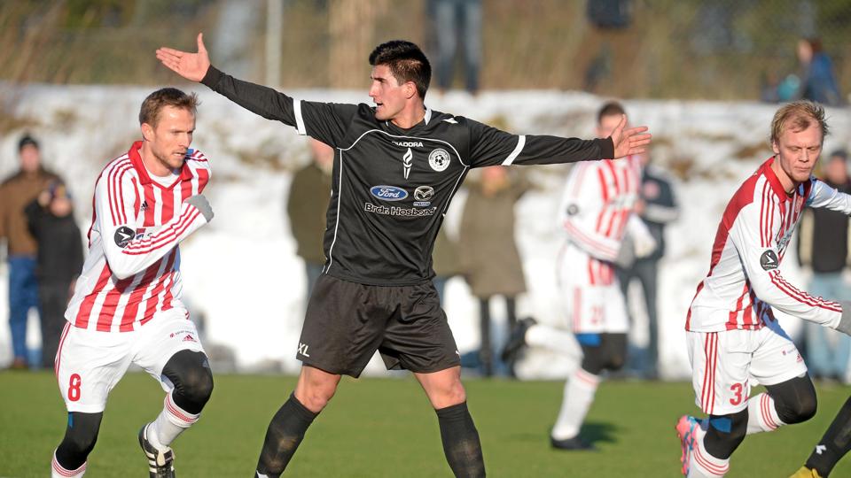 Edin Murga kom igen på måltavlen for Vendsyssel FF, der tabte med 3-2 til polske Zaglebie Lubin. Arkivfoto: Bente Poder