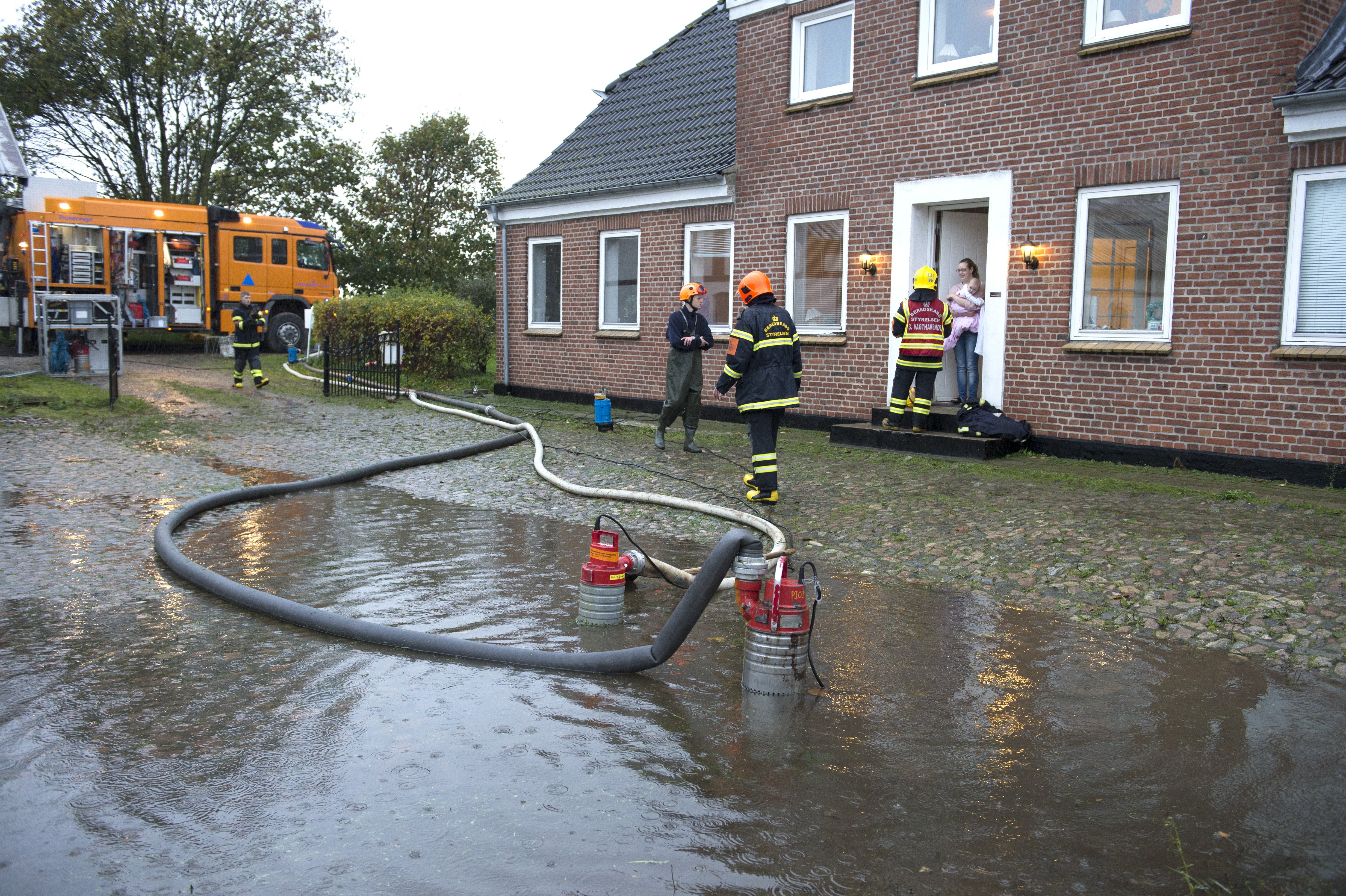 Voldsom travlhed efter store regnmængder i Nordjylland